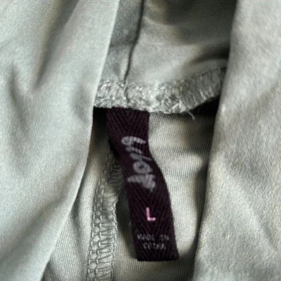 Soft sage green Swede dress - Picture 3 of 4